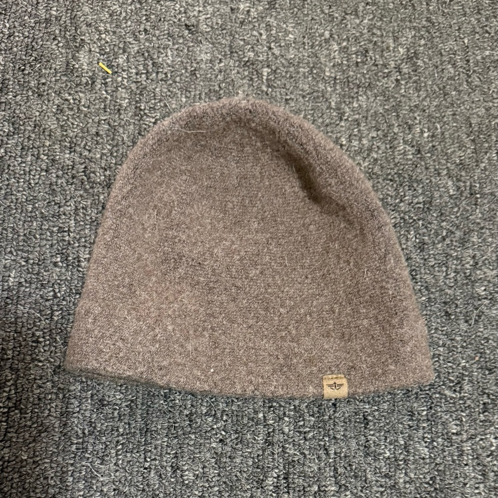 Dockers Brown and Gray Knit Beanie